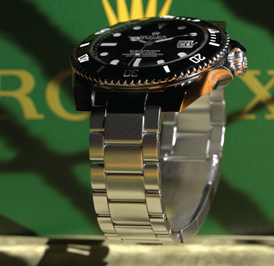 Rolex Submarine Watch 3D Animation